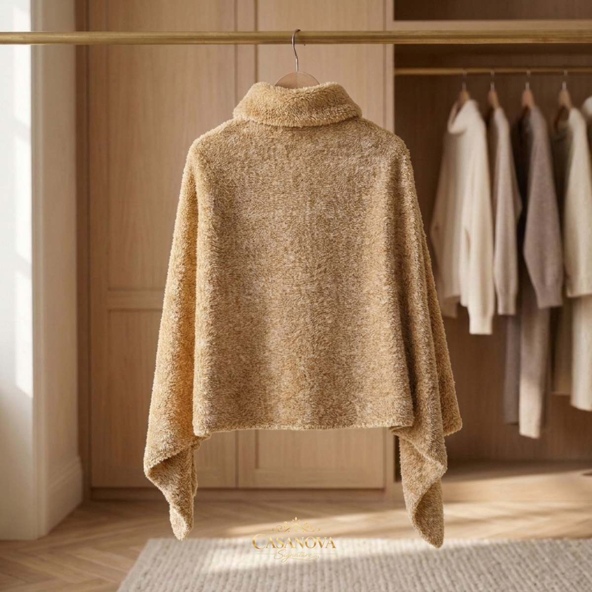 poncho-plaid-polaire-teddy-sherpa-75-150-cm-3-coloris-tiseco-bi-tone-prix-outlet