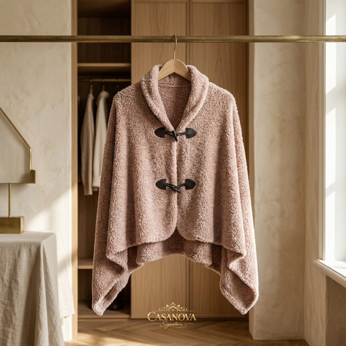 poncho-plaid-polaire-teddy-sherpa-75-150-cm-3-coloris-tiseco-bi-tone-prix-outlet