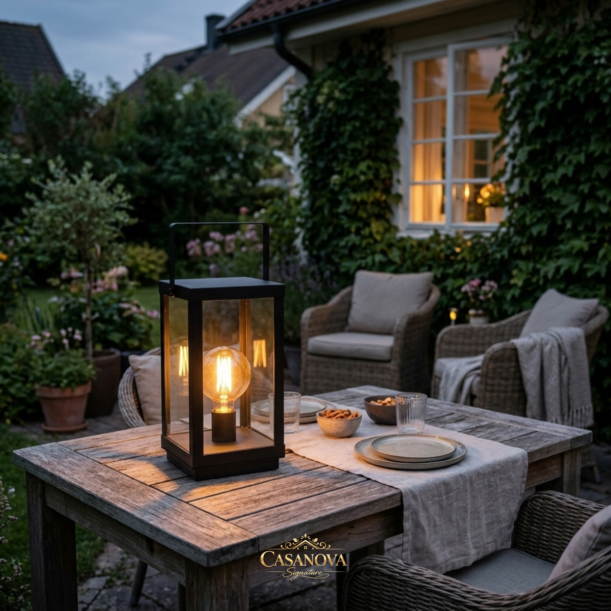 lampe-lanterne-vintage-metal-noir-verre-eglo-bradford