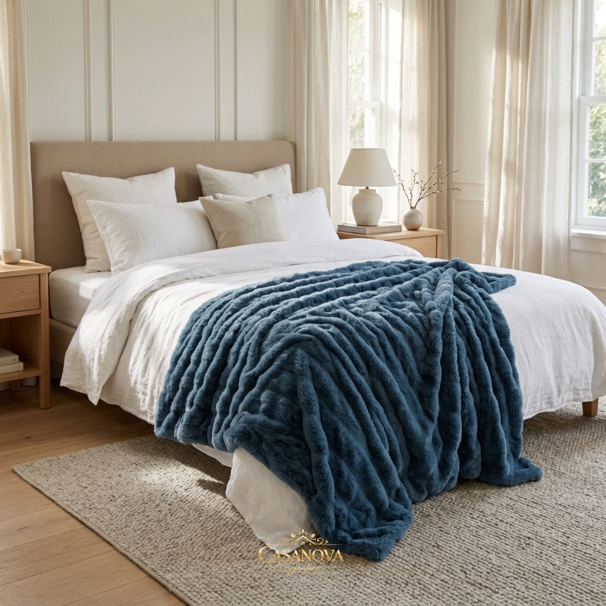 plaid-fausse-fourrure-effet-lapin-130-180-cm-2-coloris-tiseco-bubble-rabbit-prix-outlet