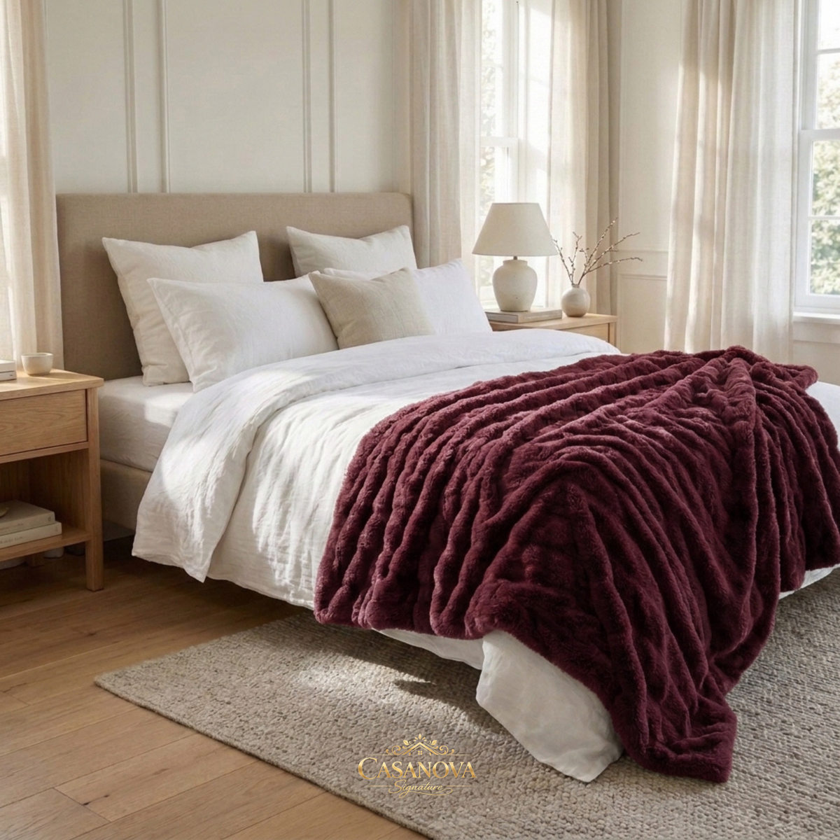 plaid-fausse-fourrure-effet-lapin-130-180-cm-2-coloris-tiseco-bubble-rabbit-prix-outlet