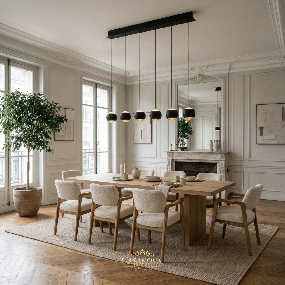 grand-lustre-suspension-cascade-led-multi-spheres-noir-musterring-cannon-prix-outlet